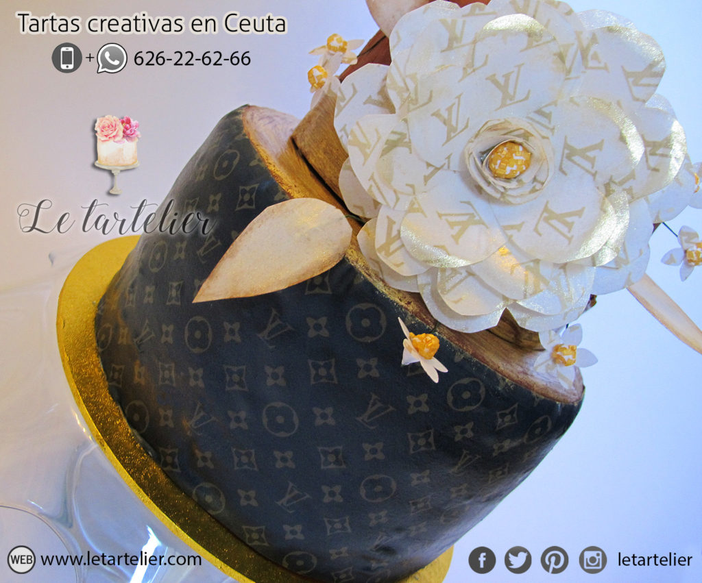 Tartas flores comestibles wafer paper. Le tartelier Ceuta.