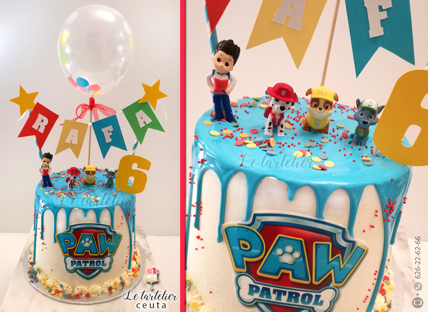 Globo Paw Patrol Patrulla Canina Chase Rubble Marshall