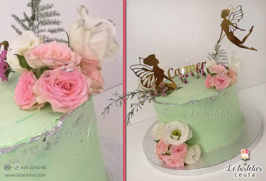 Tarta unicornio con alas. Unicorn cake. Le tartelier Ceuta.